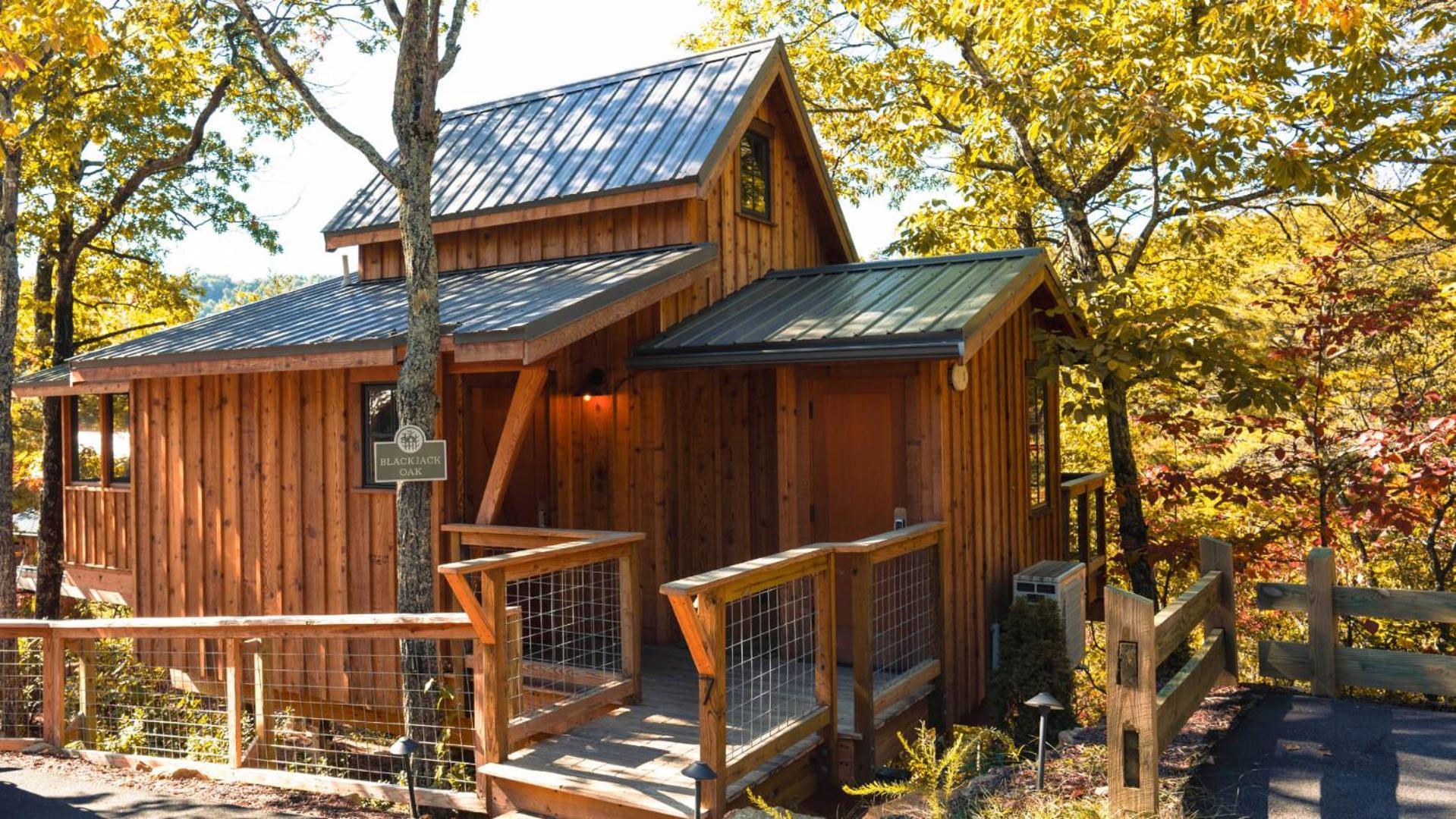 The Blackjack Oak In Treehouse Grove At Norton Creek Gatlinburg Exterior foto